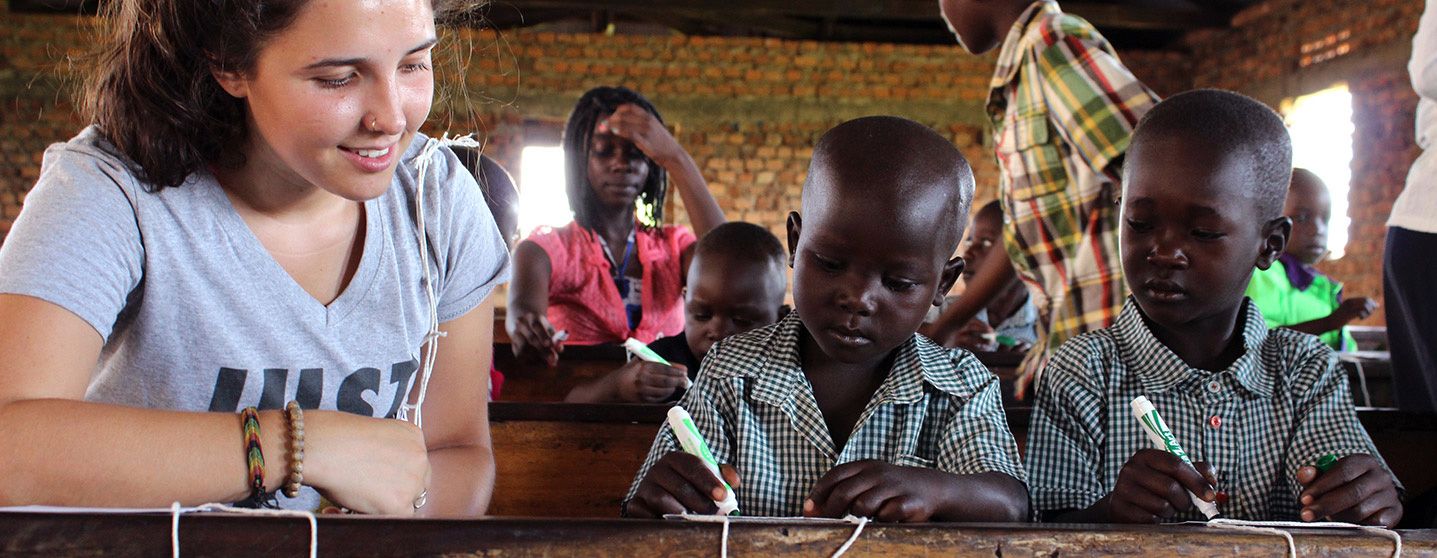 students working in uganda