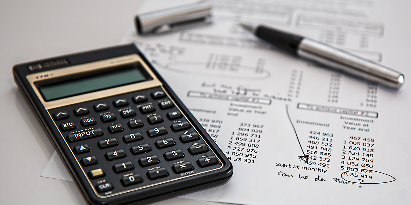 calculator and budgeting spreadsheet