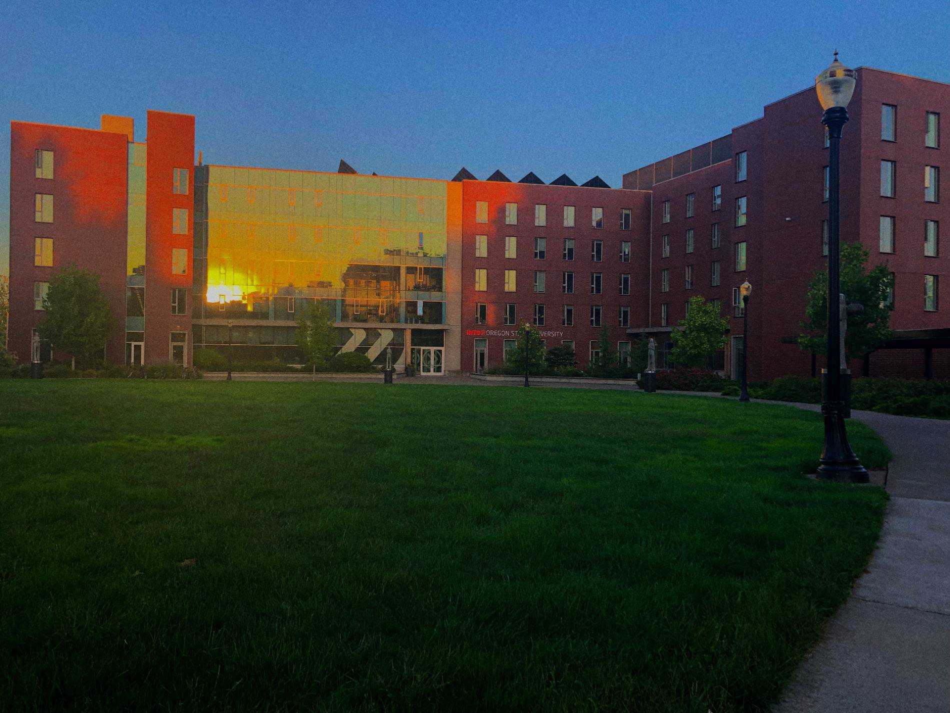 International Living Learning Center in the sunset