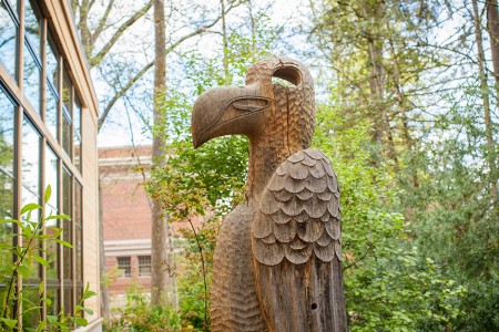 Native American statue