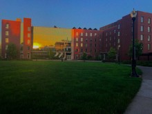 International Living Learning Center in the sunset